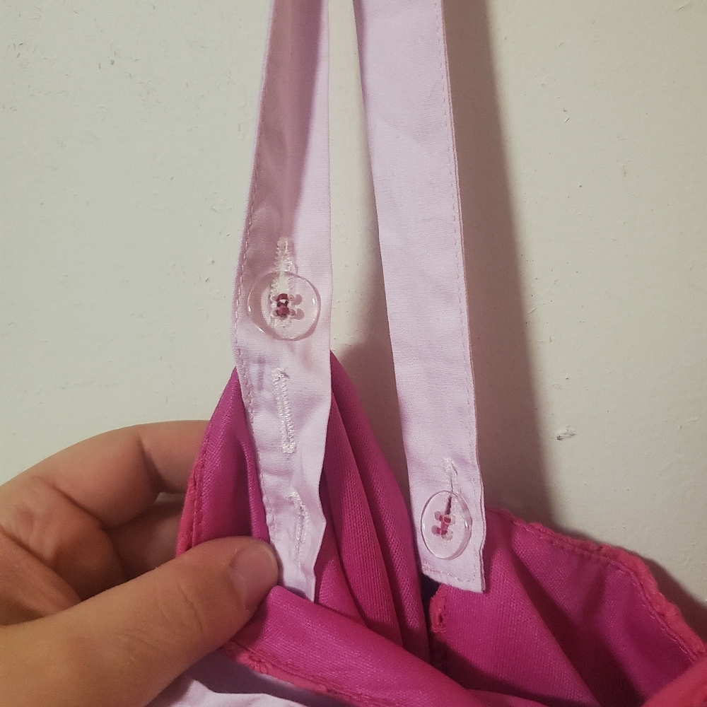 Plus Size Pink Bow Unique Vintage Swing Dress - Picture 3 of 6